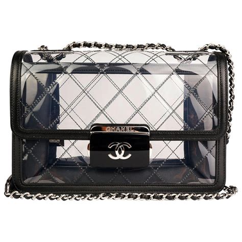 chanel pvc trasparente bag|Chanel Pvc .